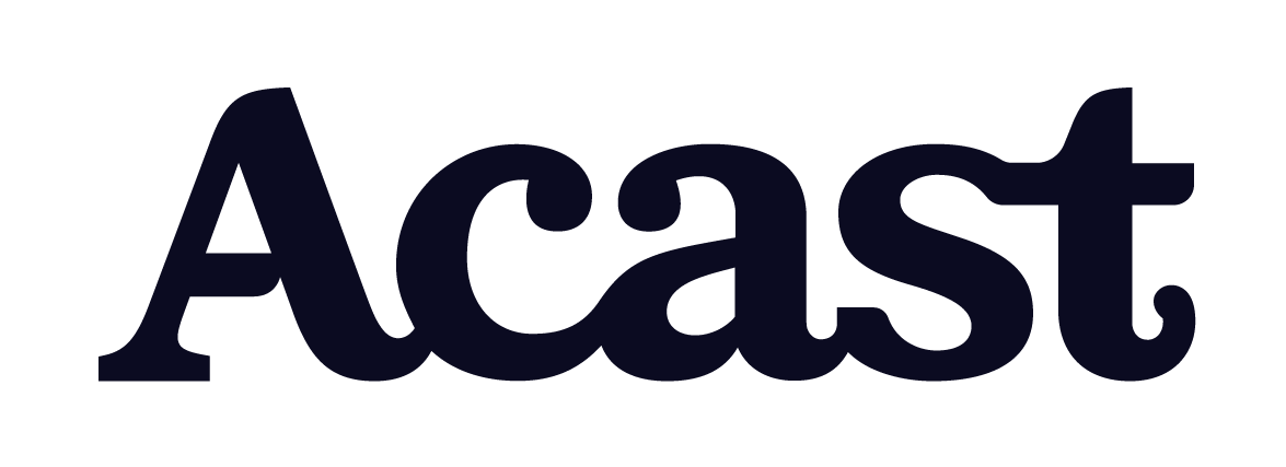 Logo of podcast hosting service platform Acast