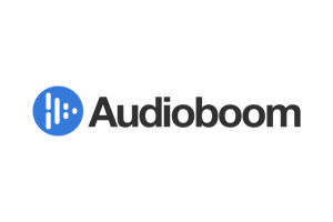 Logo of podcast hosting service platform Audioboom