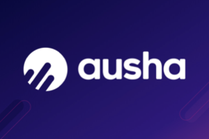 Logo of podcast hosting service platform Ausha