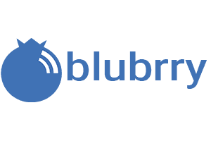 Logo of podcast hosting service platform Blubrry Podcasting