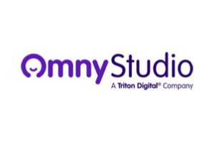 Logo of podcast hosting service platform Omny Studio