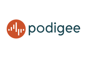 Logo of podcast hosting service platform Podigee