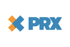 Logo of podcast hosting service platform PRX