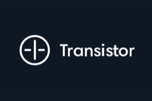 Logo of podcast hosting service platform Transistor